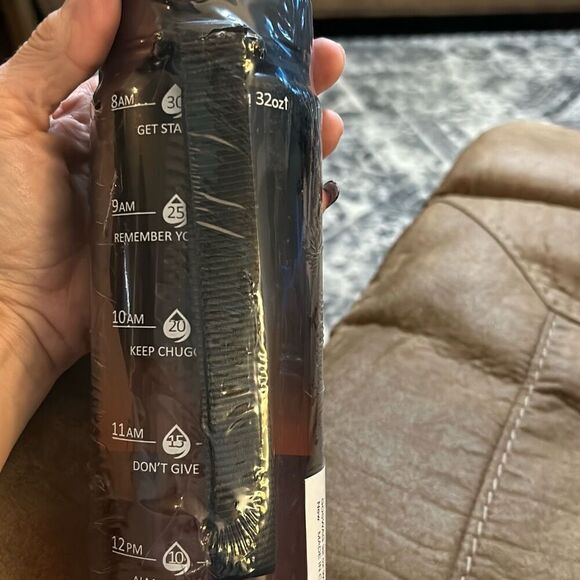 GOSWAG Water Bottles, 32 oz Motivational Sports Water Bottle with Straw, Times,‎ - Picture 4 of 8